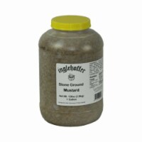 Inglehoffer Stone Ground Mustard, 1 Gallon Jug  (4 Count)