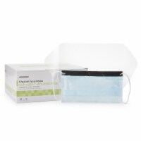 McKesson Procedure Mask with Eye Shield Pleated 100 per Case 91-2600