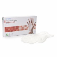 McKesson Confiderm Vinyl Exam Glove Standard Cuff Length MEDIUM 1000 per Case Perspective: Main