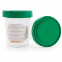 McKesson Specimen Container Screw Cap 120 mL (4 oz.) 563, 500 Ct