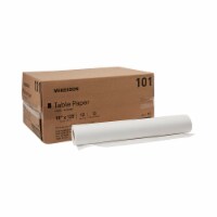 McKesson Table Paper White Crepe 18'' W x 125' L 12 Rolls