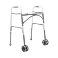 McKesson Steel 32 to 39 H Bariatric Walker up to 500 lbs 2 Ct