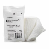 McKesson White Fluff Bandage Roll Sterile 4.5 x 3.1 Yd 16-4043 100 per Case