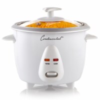 Continental 6-Cup (Cooked) Rice Cooker White