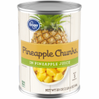 Kroger® Pineapple Chunks in Pineapple Juice Perspective: Main