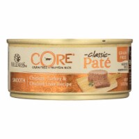 Wellness Pet Products Cat Food - Core Chicken - Turkey and Chicken Liver-Case of 24-5.5 oz.