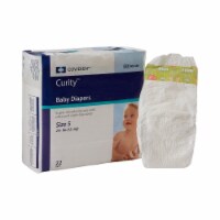 Curity Baby Baby Diaper Size 5, Over 27 lbs. 80048A, 22 Ct