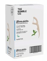 The Humble Co. Floss Picks 2 in 1 Mint Flavour Perspective: Main