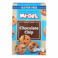 Midel Gluten-Free Chocolate Chip Crunchy Cookies - Case of 8 - 8 oz