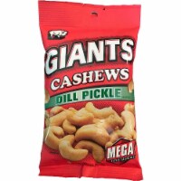 Giants Dill Pickle Cashews, 4 Ounce -- 8 per case.