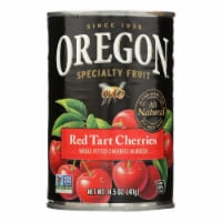 Oregon Fruit Red Tart Cherries In Water - Case of 8 - 14.5 oz.