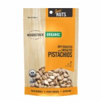 Woodstock Organic Pistachios, Dry Roasted and Unsalted - Case of 8 - 7 OZ