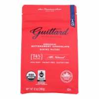 Guittard Chocolate Baking Wafers - Organic - 74% Bittersweet - Case of 8 - 12 oz