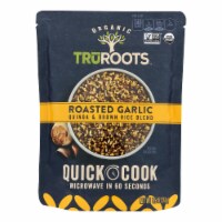 Truroots Organic Roasted Garlic Quinoa & Brown Rice Blend - Case of 8 - 8.5 OZ
