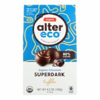 Alter Eco - Truffle Super Dark Chocolate - Case of 8 - 4.2 OZ