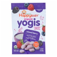 Happy Baby Happy Yogis Organic Superfoods Yogurt and Fruit Snacks Mixed Berry - 1 oz - 8Case