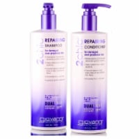 GIOVANNI Repairing Shampoo & Conditioner Set, 24 oz, Blackberry & Coconut, Shea Butter