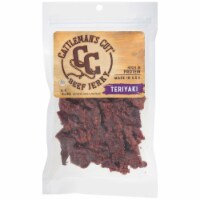 Lowreys Cattlemans Cut Teriyaki Beef Jerky, 10 Ounce -- 10 per case.