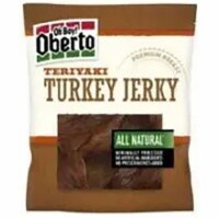 Oberto Natural Style Teriyaki Turkey Beef Jerky, 3.25 Ounce -- 8 per case.