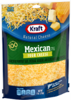 Kraft Four Cheese Mexican Shredded Cheese Perspective: Main
