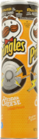 Pringles Cheddar Cheese Potato Crisps Perspective: left