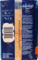 Always Overnight Maxi Pads with Wings Perspective: left