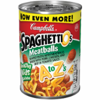 Campbell's SpaghettiOs A-Z with Meatballs Perspective: Main
