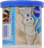Pillsbury Creamy Supreme Sugar Free Vanilla Frosting Perspective: left