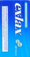 Ex-Lax Maximum Strength Stimulant Laxative Pills 25mg Perspective: left