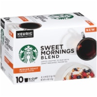 Starbucks Sweet Mornings Blend Medium Roast Coffee K-Cup Pods Perspective: Main