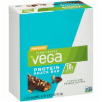 Vega Chocolate Peanut Butter Protein Snack Bars Perspective: Main