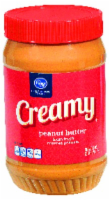 Kroger®  Creamy Peanut Butter (Case Sale) Perspective: right