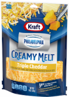 Kraft Triple Cheddar Cheese with a Touch of Philadelphia Perspective: Main