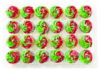 Bakery Fresh Christmas Assorted Mini Cupcakes Perspective: Main