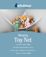 Whitmor Hanging Toy Net - White Perspective: Main