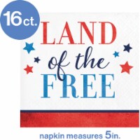 Creative Converting Patriotic Beverage Napkins
