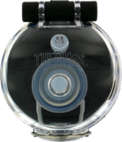 Intak Thermos BPA-Free 24 Ounce Blue Hydration Bottle Perspective: top