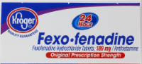 Kroger® Fexofenadine Non-Drowsy Allergy Relief Tablets 180mg 30 Count Perspective: top