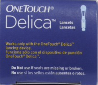 OneTouch Delica Lancets Perspective: top