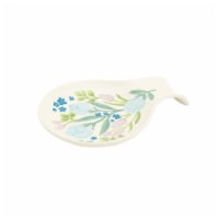 Holiday Home® Easter Blue Bunny Ceramic Spoon Rest Perspective: Main