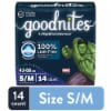 GoodNites Nighttime Underwear diapers, size 4T-5T, 14 count from Kroger