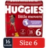 Huggies Little Movers diapers, size 6, 16 count from Kroger