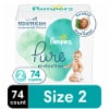 Pampers Pure diapers, size 2, 74 count from Kroger