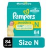 Pampers Swaddlers size N from Kroger