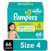 Pampers Swaddlers diapers, size 4, 66 count from Kroger