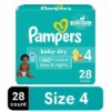 Pampers Baby-Dry size 4 from Kroger