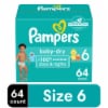 Pampers Baby-Dry diapers, size 6, 64 count from Kroger