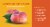 Fresh Donut Peach Perspective: back