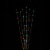 Northlight Lighted LED Branch Spray Christmas Pathway Markers - Multicolor Lights - 6' White Perspective: back