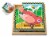 Melissa & Doug® Farm Wooden Cube Puzzle Perspective: back